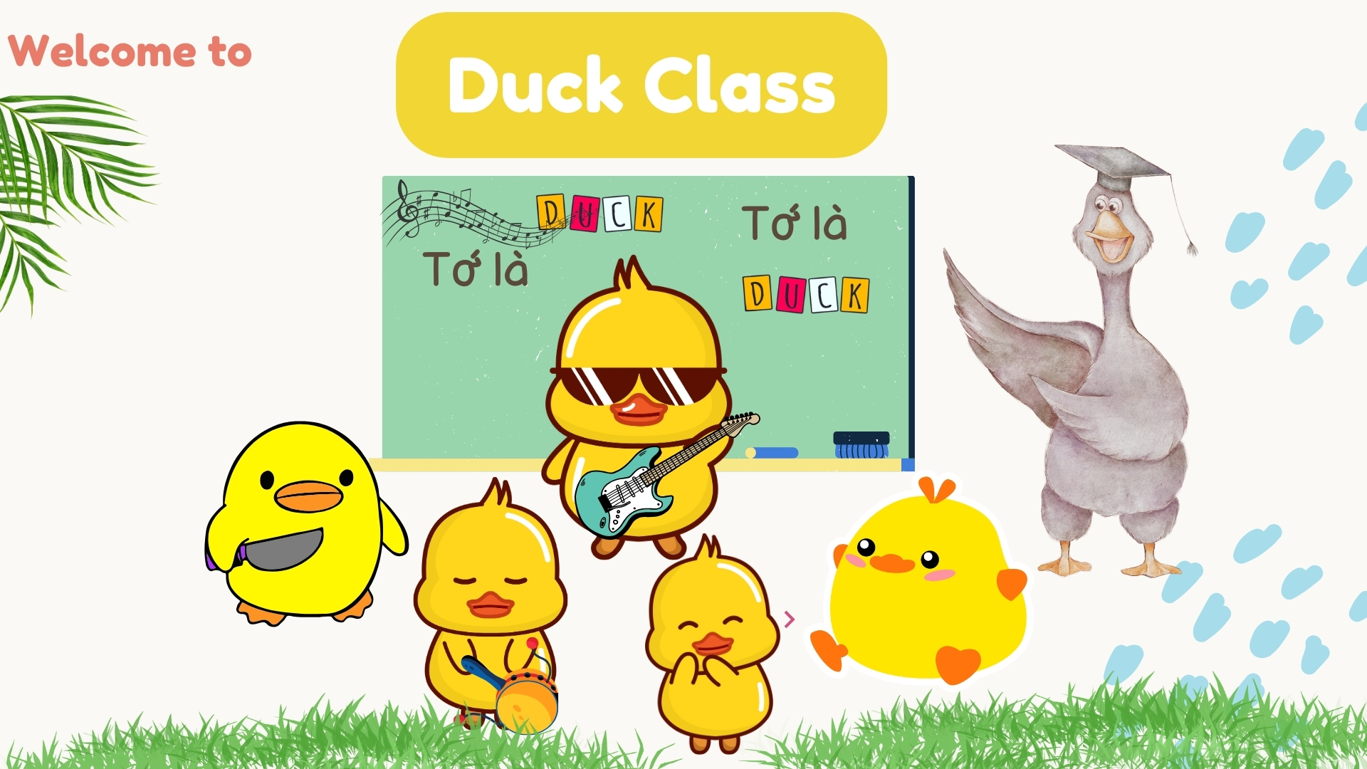 NGÀY ĐẦU TIÊN ĐI HỌC CỦA VỊT VÀNG