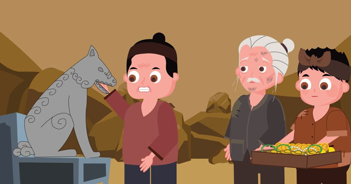 chi xi muoi ke chuyen hai anh em và con cho da