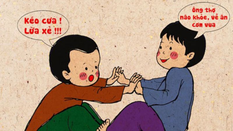 đồng dao kéo cưa lừa xẻ