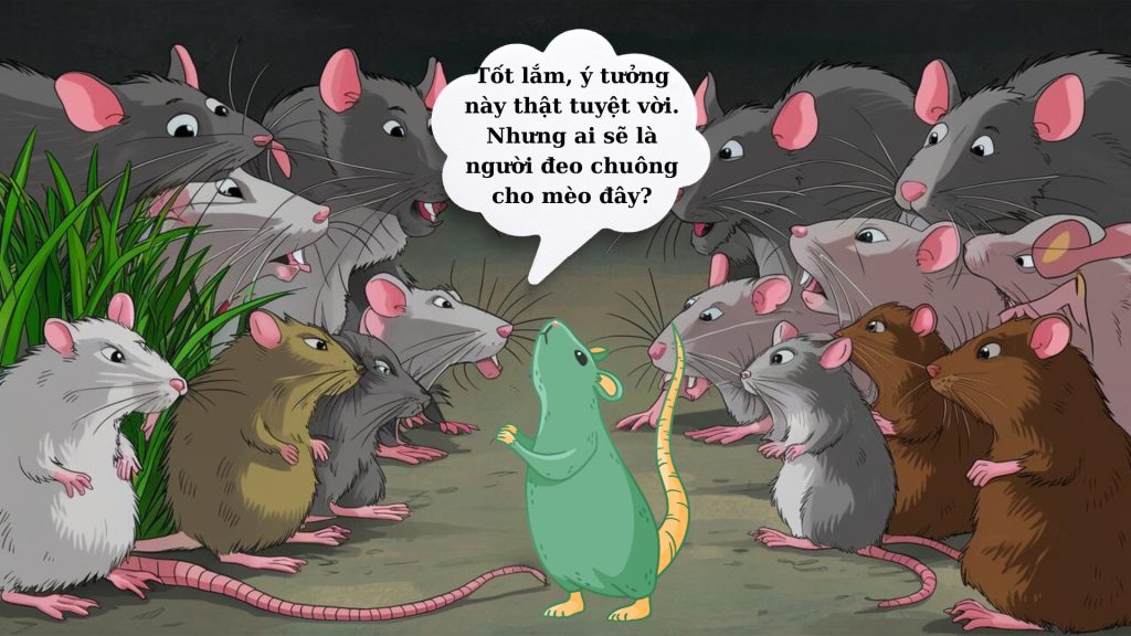 Truyện ngụ ngôn đeo chuông cho mèo
