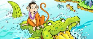 chuyện cổ tích khỉ và cá sấu