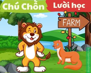 truyện mầm non chú chồn lười học