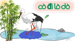 Truyện ngắn cho bé Cò đi lò dò