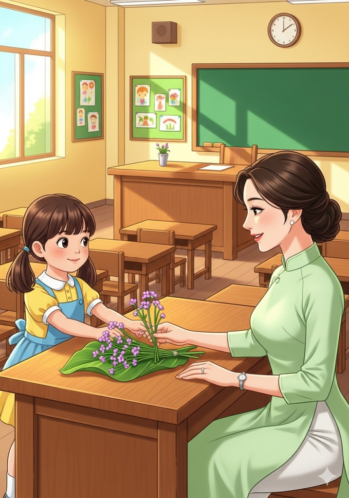 Truyện thiếu nhi Món quà của Linh