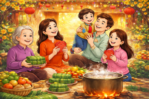 TRUYỆN THIẾU NHI TẾT THỎ CON ĐÓN TẾT