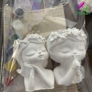 SET TƯỢNG THẠCH CAO CÔ GÁI – ĐỒ CHƠI SÁNG TẠO CHO BÉ CHỈ 20K