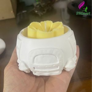 Set Tô Tượng Nhà Nấm Thạch Cao Cute dung nen