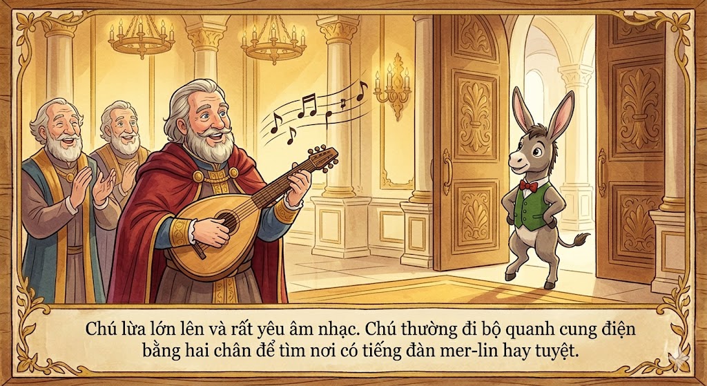 truyện tranh thiếu nhi hoàng tử lừa - chị xí muội kể chuyện