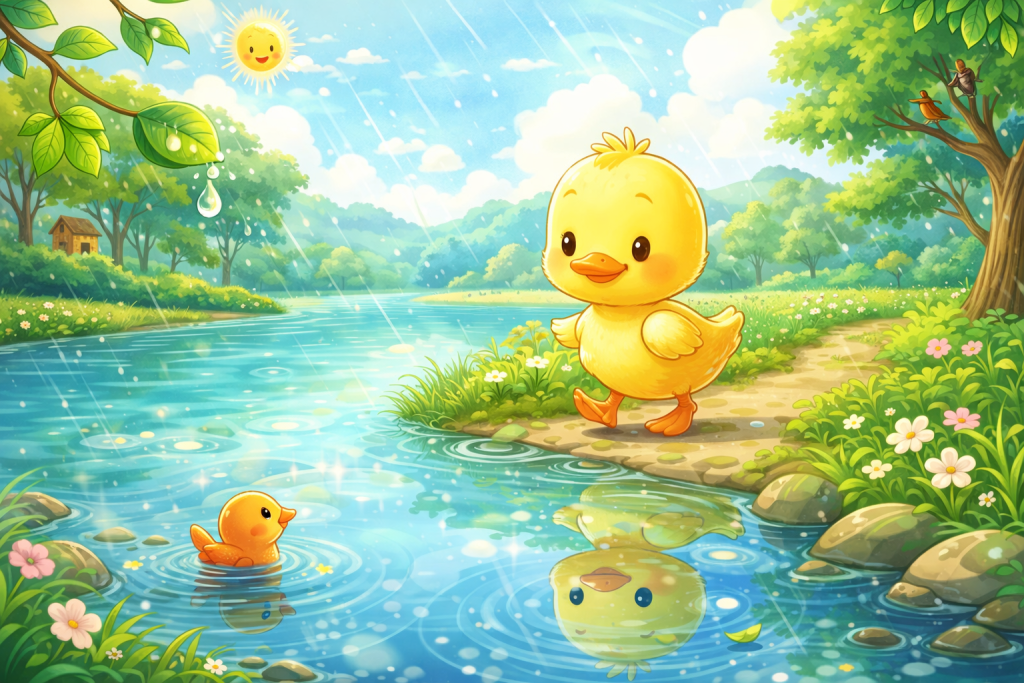 TRUYỆN THIẾU NHI VỊT CON VÀ BÀI HỌC TỪ MẶT HỒ
