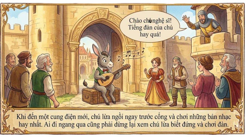 TRUYỆN TRANH CỔ TÍCH HOÀNG TỬ LỪA